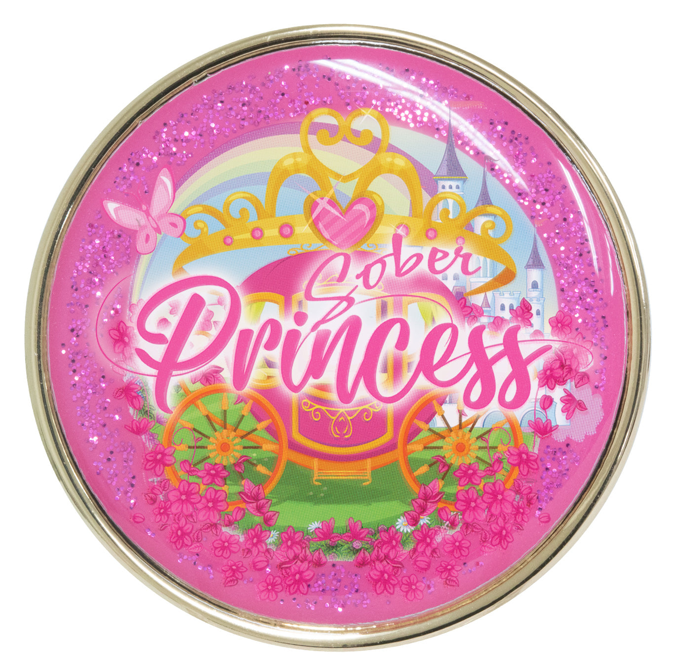 Princess Frame with Sober Princess Chip / Medallion