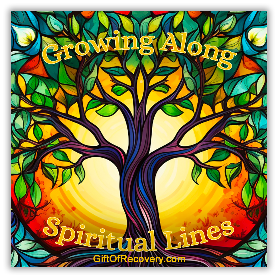 Growing Along Spiritual Lines Tree Recovery Medallion with Years 1-40