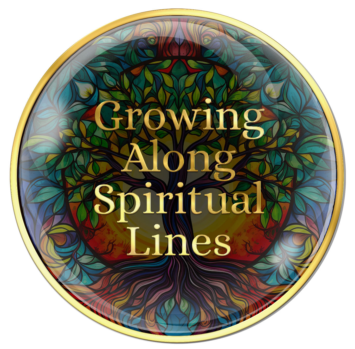 Tree Medallion - Growing Along Spiritual Lines