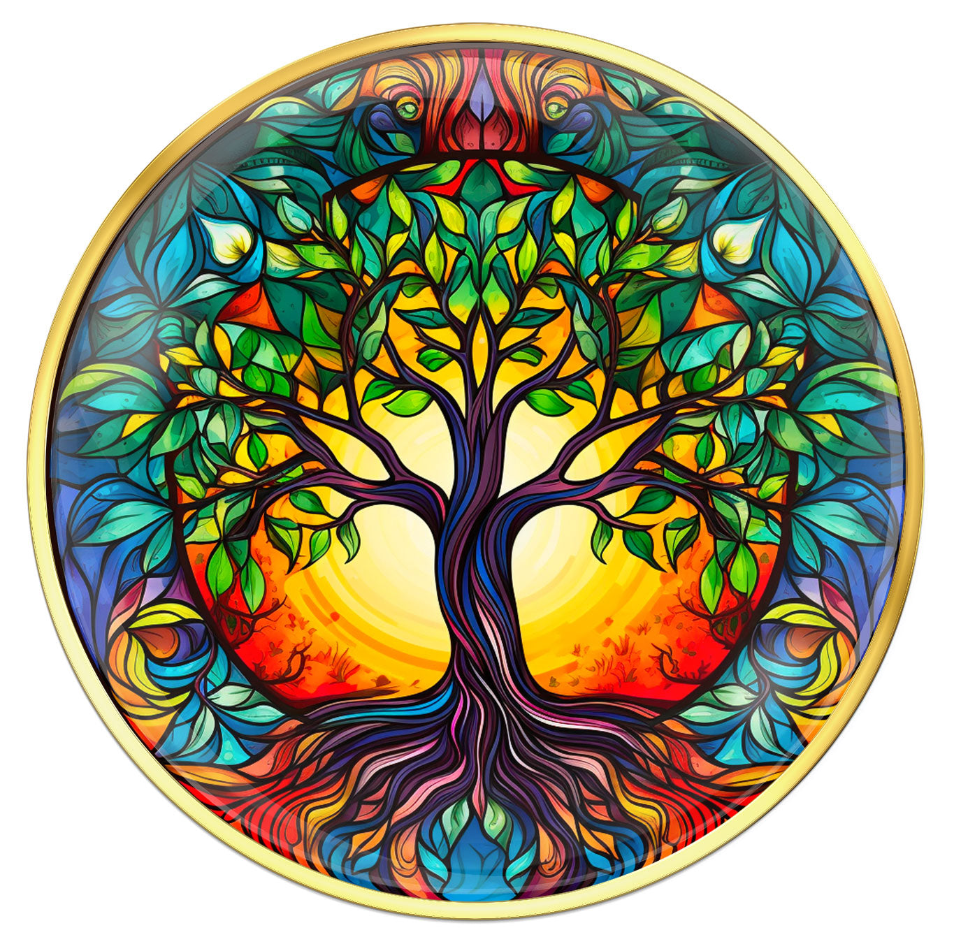 Tree Medallion - Growing Along Spiritual Lines