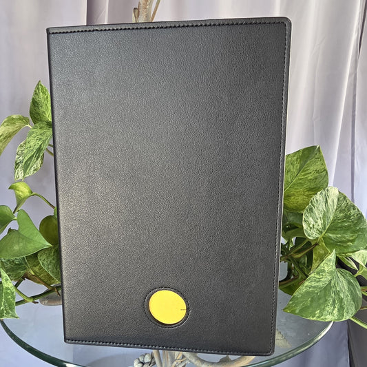 Black Double AA Big Book Cover | Large Print Big Book & 12n12 Cover