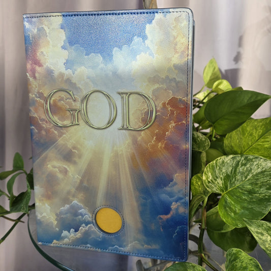 God AA Double Big Book Cover | Big Book & 12 and 12 Cover with Chip Holder
