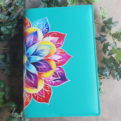 Lotus (Teal) Double Book Cover for Big Book and 12n12