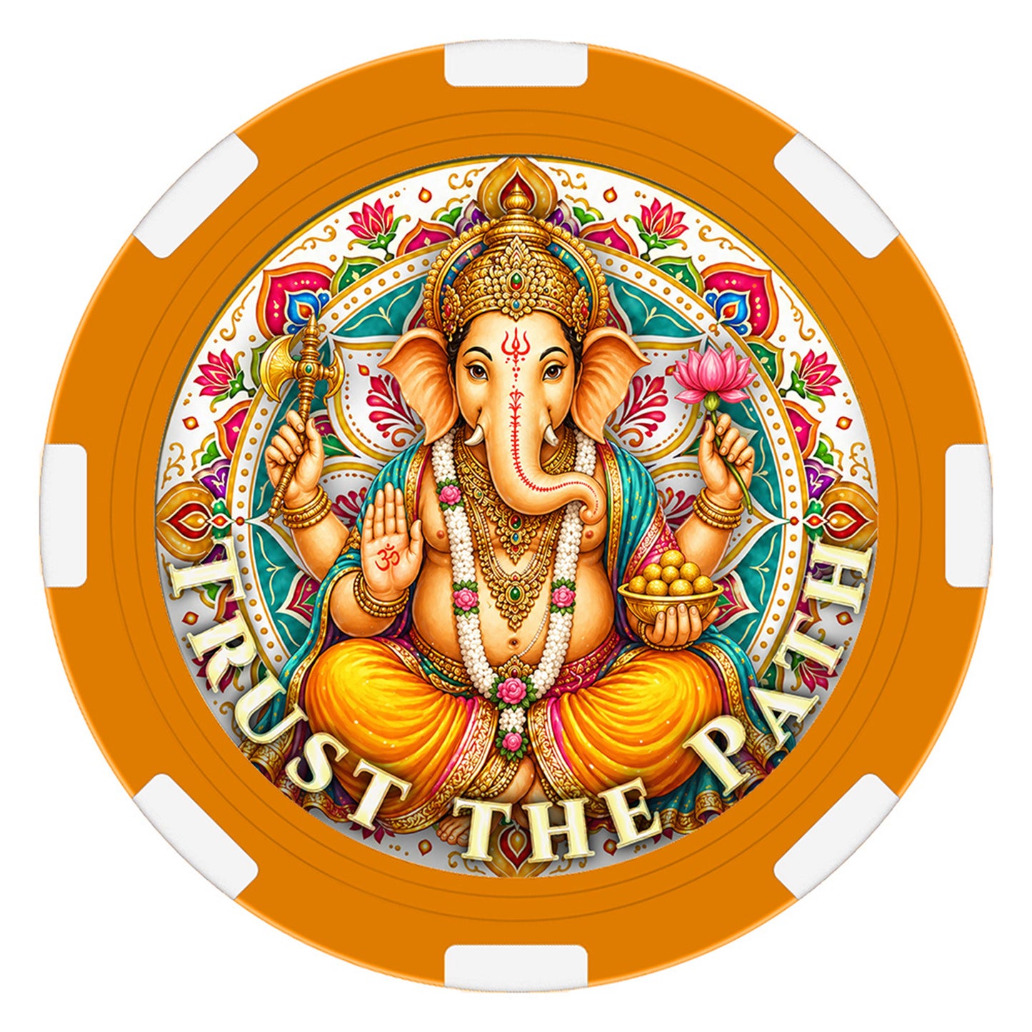 Trust the Path – "Remove Every Placer" Clay Poker Chip