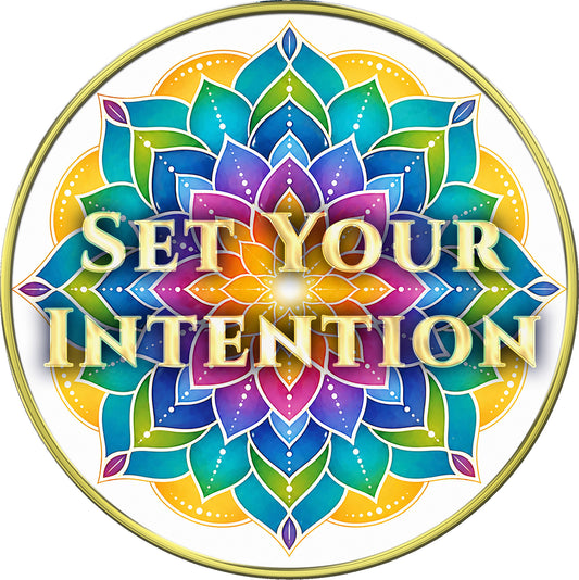 "Inner Stillness | I Choose What Is Right For Me" Inspirational Medallion