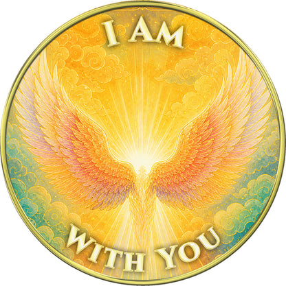 "I Am With You | You Are Not Alone" Inspirational Medallion