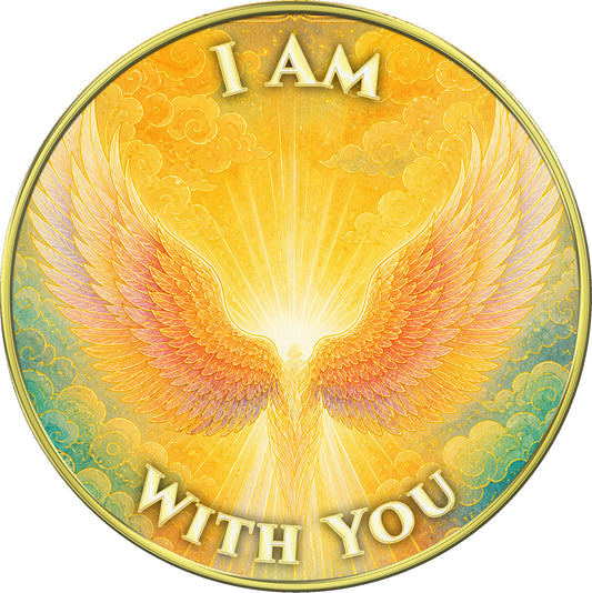 "I Am With You | You Are Not Alone" Inspirational Medallion