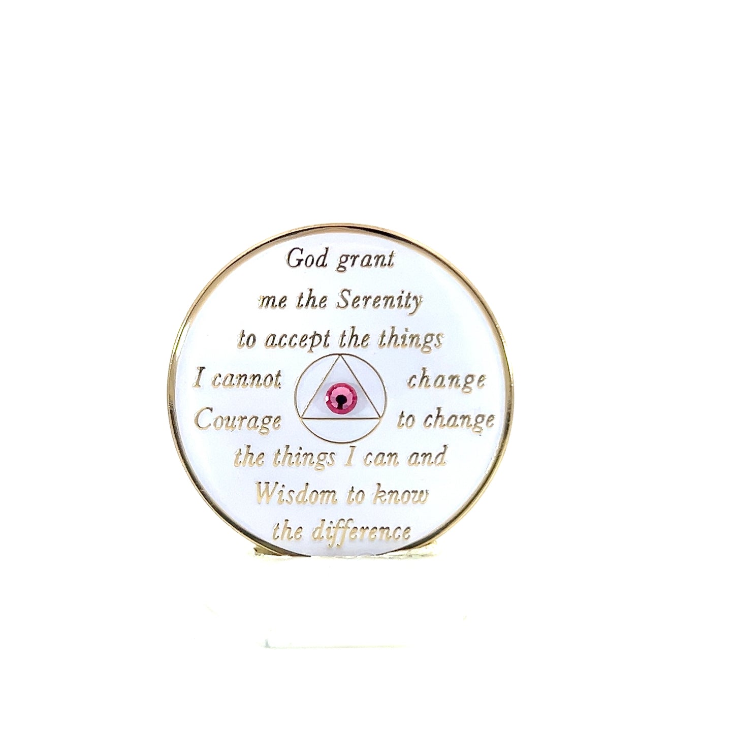 Hey Sis Abbey Fickley Crystalized Sobriety Coin