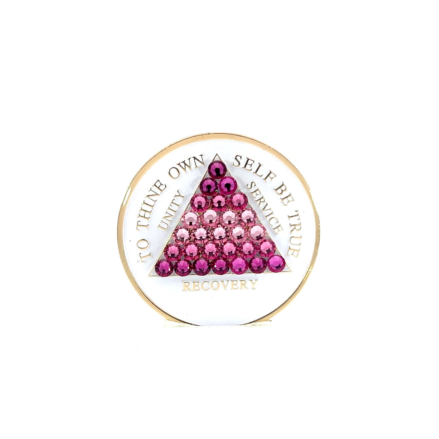 Hey Sis Abbey Fickley Crystalized Sobriety Coin