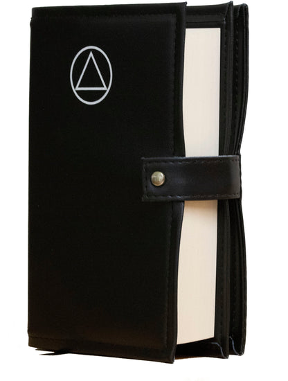 AA Black Double Book Cover With Circle Triangle