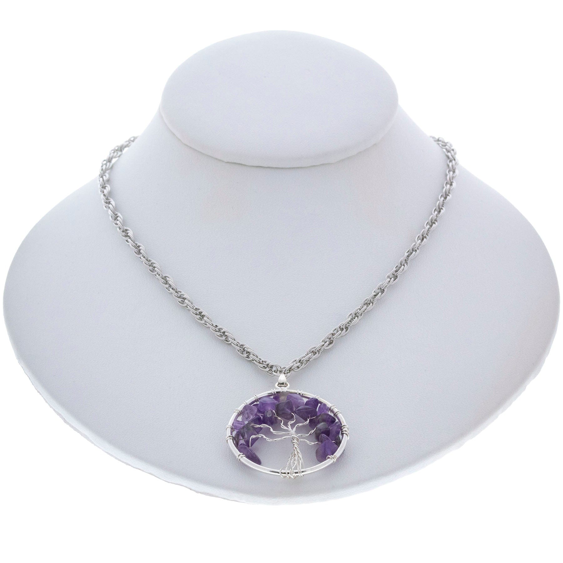 Amethyst Tree of Life Necklace