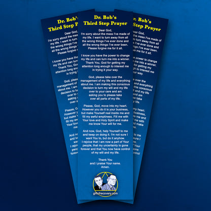 Dr. Bob's Third Step Prayer Bookmark