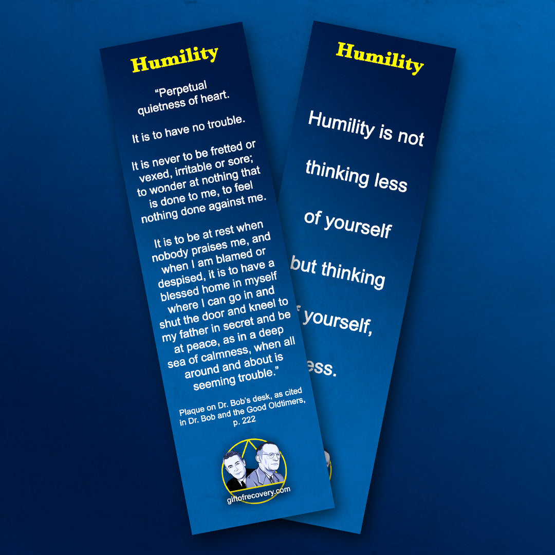 Humility Double Sided Bookmark