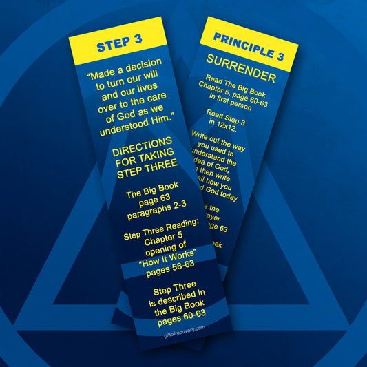 Step 3 & the Principle of Surrender Directions Bookmark