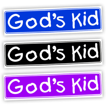 God's Kid Bumper Sticker