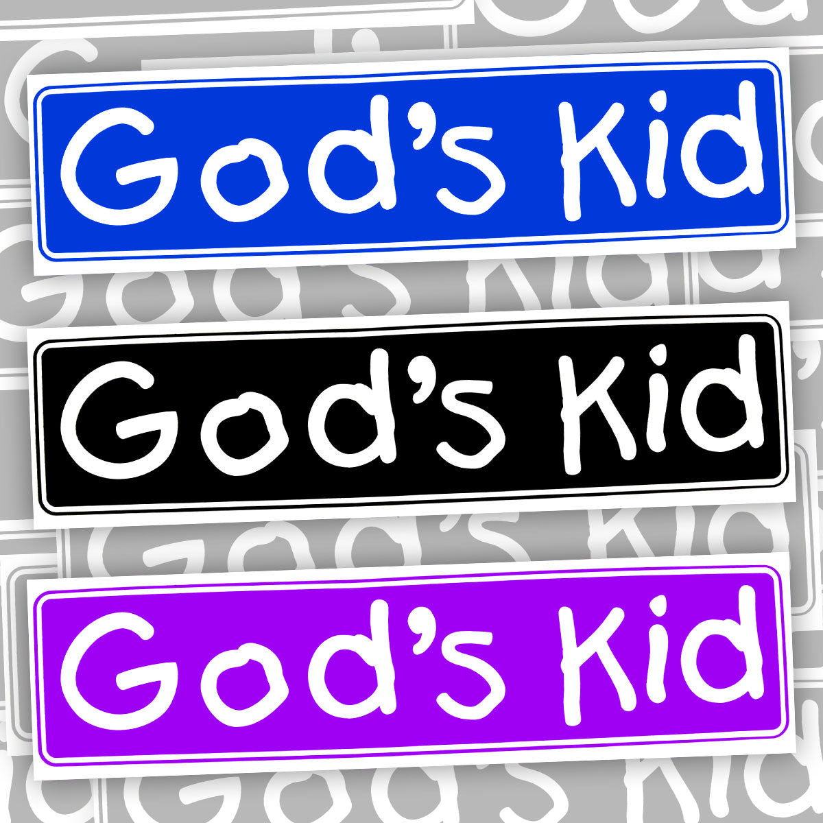 God's Kid Bumper Sticker