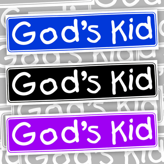 God's Kid Bumper Sticker