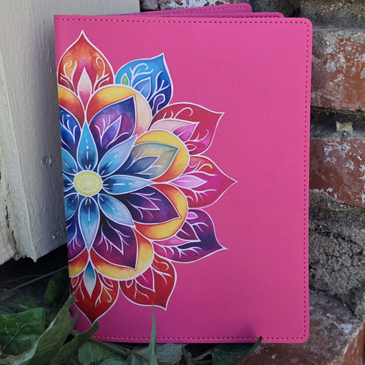 Lotus (Hot Pink) Double Book Cover for Big Book and 12n12