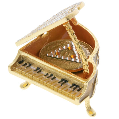 Piano Bling Box/Sobriety Chip Holder (with Chip)