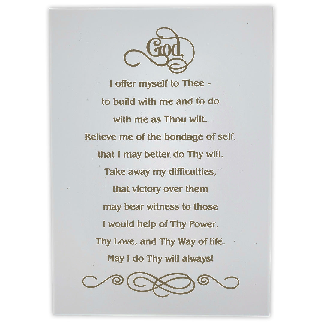 3rd Step Prayer Plaque