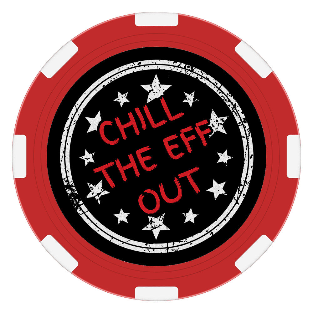 Sober AF Poker Chip
