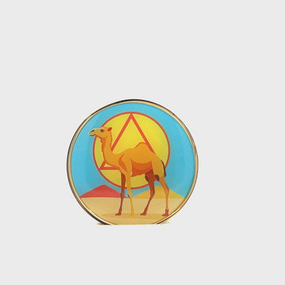 AA Recovery Medallion - Camel - One Day at a Time
