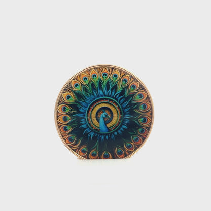 Be Proud, Recover Out Loud Peacock Recovery Medallion