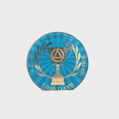 1,000 Days Recovery Medallion