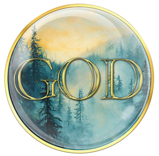 AA Recovery Medallion - GOD - Abandon Yourself To God As You Understand God